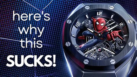 patek philippe spider man price|Spider-Man watch price.